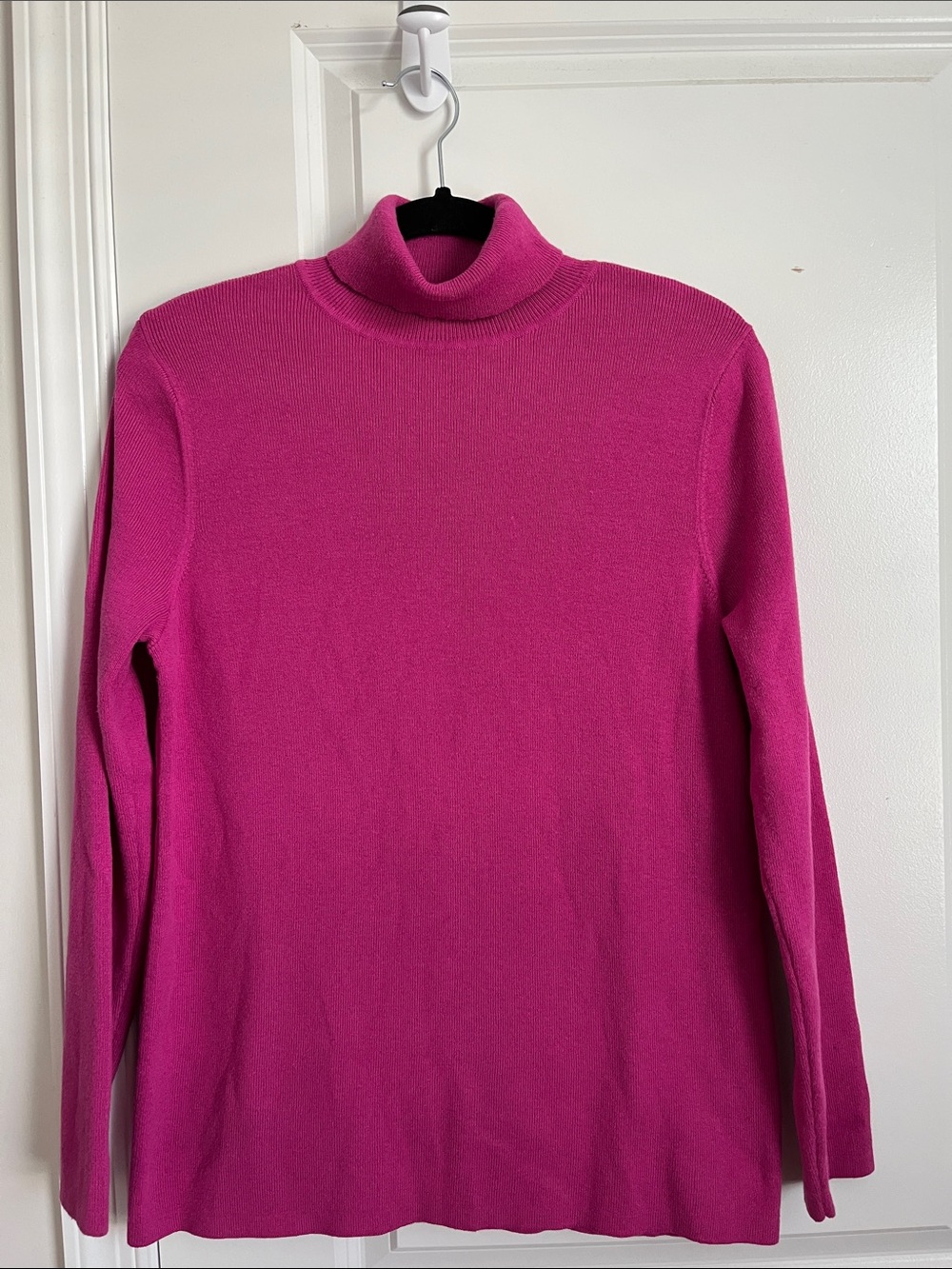 Chico's Bright Pink Turtleneck Sweater